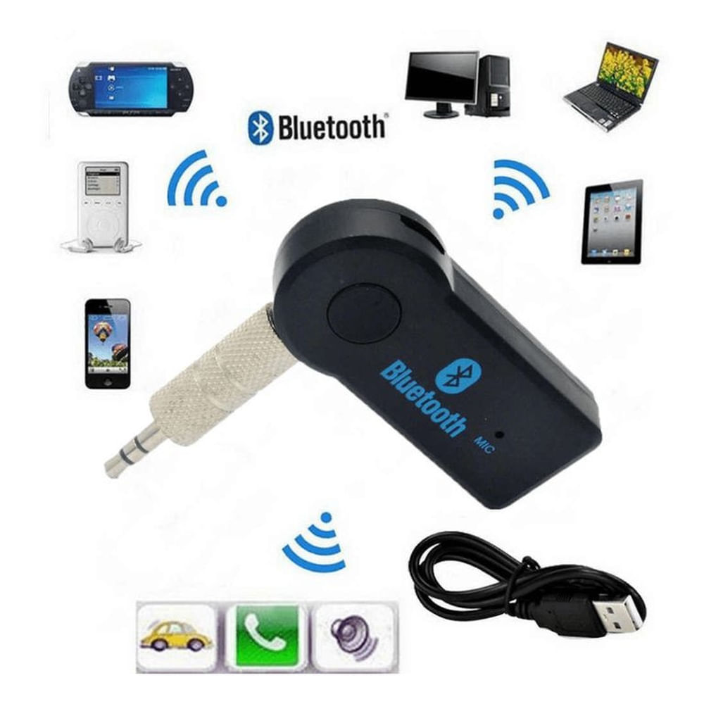 Receptor Bluetooth Adaptador 3.5 para Autos