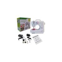 Mini Máquina de Coser Portátil - 12 Puntadas, Overlock y Luz LED