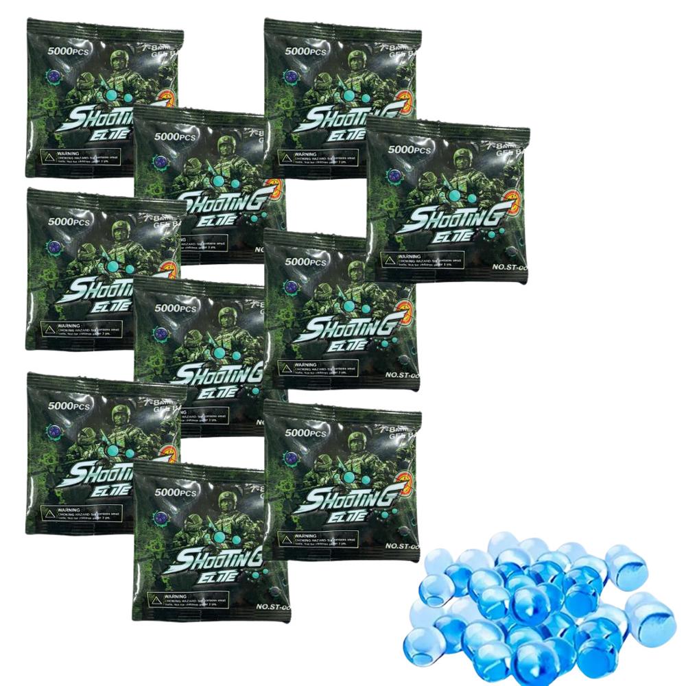 PACK BOLAS DE GEL MUNICIONES ILIMITADAS MUNICIONES PARA LANZADORES CL