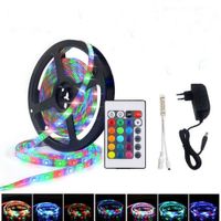 Cinta LED Autoadhesiva RGB 5Metros Cortable Decoración TV 5050