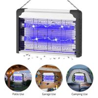Mata Insectos Eléctrico Aluminio - Atrapa Moscas y Mosquitos Luz UV