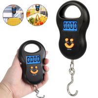 Balanza Electrónica Digital Viajero de Gancho 50 Kg 10g
