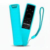 Funda protector para control Samsung curvo turquesa