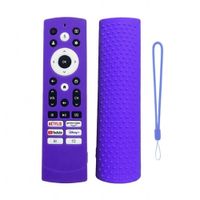 Funda protector para Control Hisense smart morado
