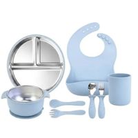 KIT DE ALIMENTACION ACERO CLASICO (8PZ) - PARA BEBE ACERO