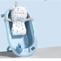 Bañera Ballenita + Cojin + Regadera - celeste