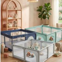 CORRAL DE TELA OXFORD 180X200 CM  Plegable Malla protectora Seguridad
