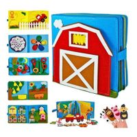LIBRO SESORIAL  DE TELA  INFANTIL - NATALY