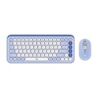Teclado Bluetooth y Mouse Logitech Pop Icon Lila