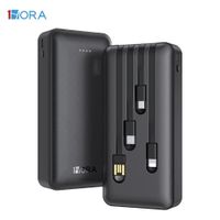 PowerBank 1HORA 10000MAH 4 en 1 Negro
