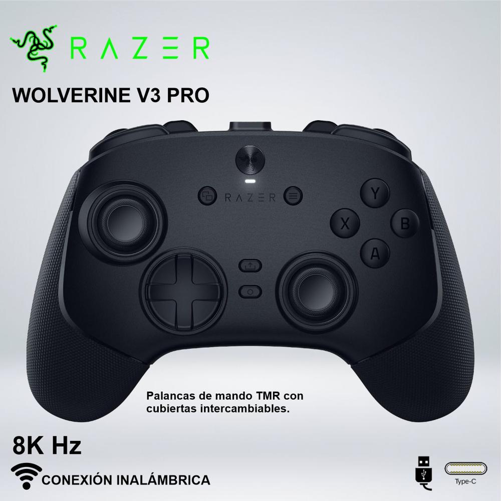 MANDO WOLVERINE V3 PRO 8K PC HYPERPOLLING LIGERO ERGONOMICO 4 BOTONES TRASEROS