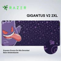 MOUSEPAD GAMER RAZER GIGANTUS V2 2XL GENGAR BASE GOMA TELA TEXTURIZADA