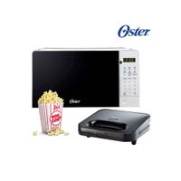 Combo Horno Microondas Digital 20 litros - Sandwichera compacta CKSTSM2885