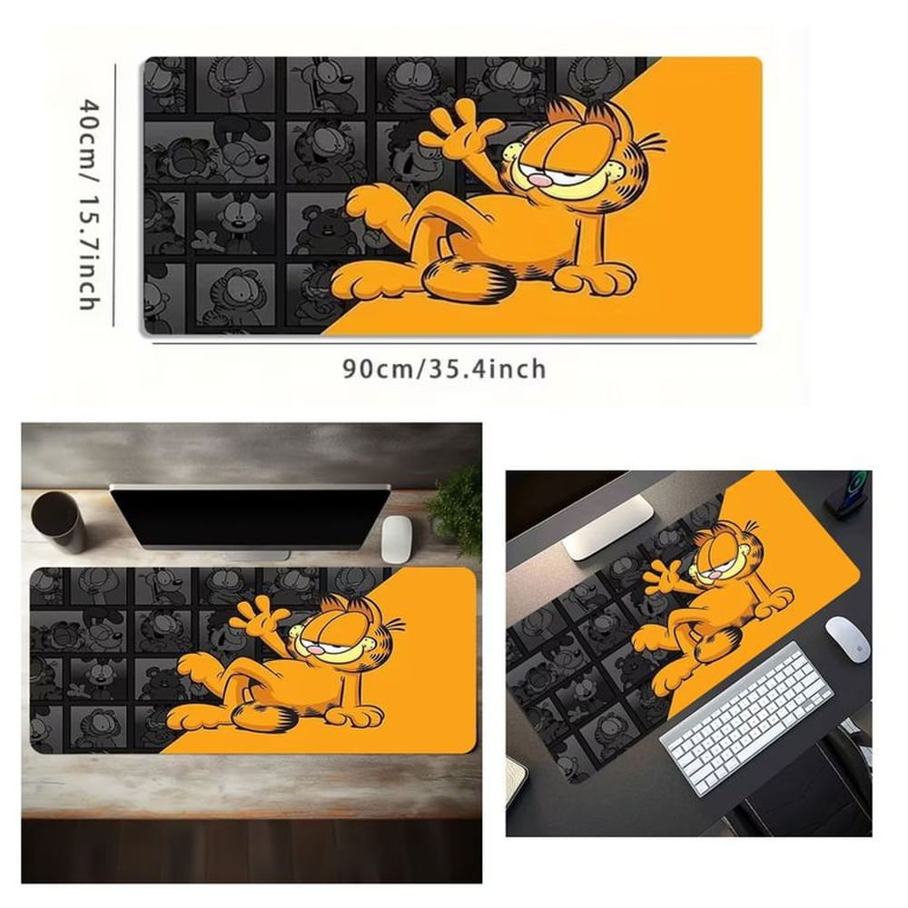 1 Alfombrilla mousepad para Juegos modelo gato 40 x 90
