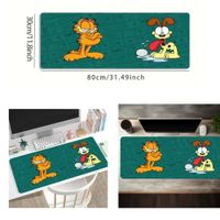 Un mouse pad grande para juegos extra grande gato naranja