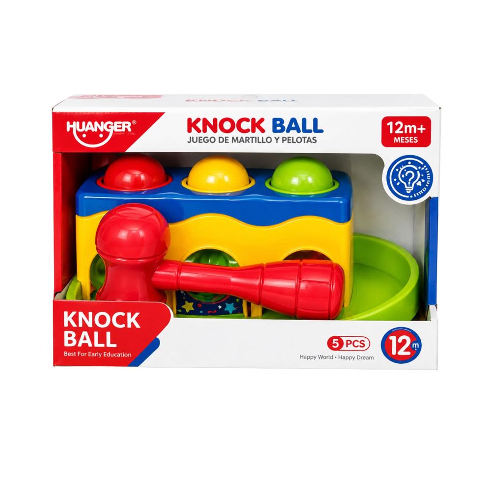 Juego Didáctico De Martillo y Pelotas Knock Ball