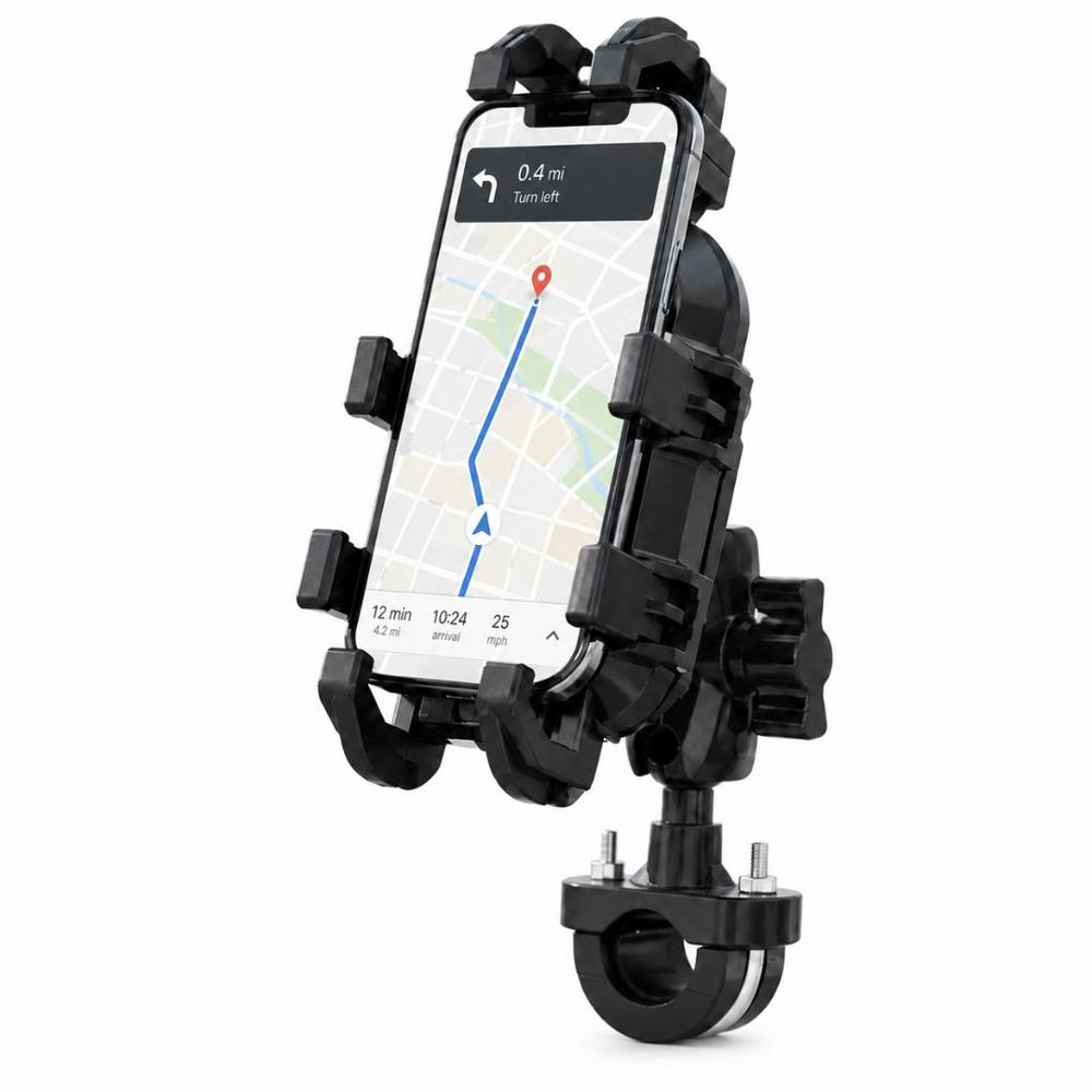 Soporte de Celular para Moto y Bicicleta 360 MT-E01 con Abrazadera de Manubrio