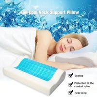 Almohada GEL con Memoria Ergomonica Ortopedica Viscoelastica Evita Dolor