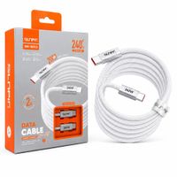 Cable Trenzado 2 metros USB-C a USB-C SUNPIN Carga Rápida 240W