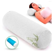 Almohada Rodillo Viscoelástico con Gel- Soporte
