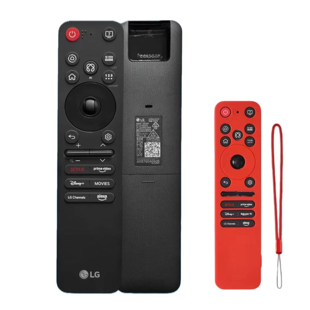 Control LG mágico MR25GA 2025 smart más funda rojo