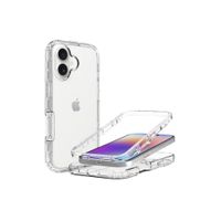 FUNDA CASE 3EN1 TRANSPARENTE PARA IPHONE 13PMX MAS PROTECTOR DE PANTALLA