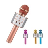 Micrófono Karaoke Bluetooth Inalámbrico - Parlante Integrado y Efecto Eco