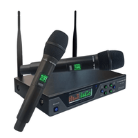 Microfono Inalambrico Recargable Uhf Batblack BT-U420  Frecuencia variable