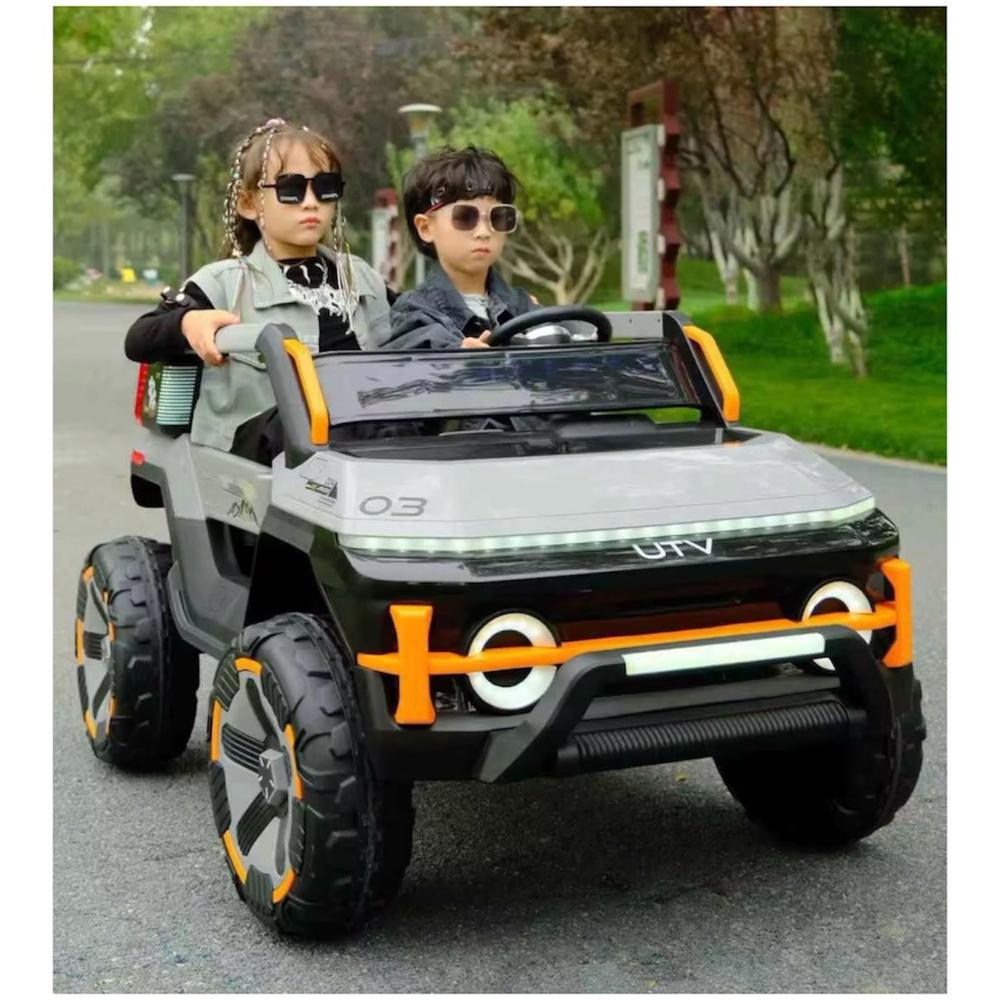 CAMIONETA JEEP DE 24V UTV 4X4 TERRAÍN 4 MOTORES 550 W CON PA