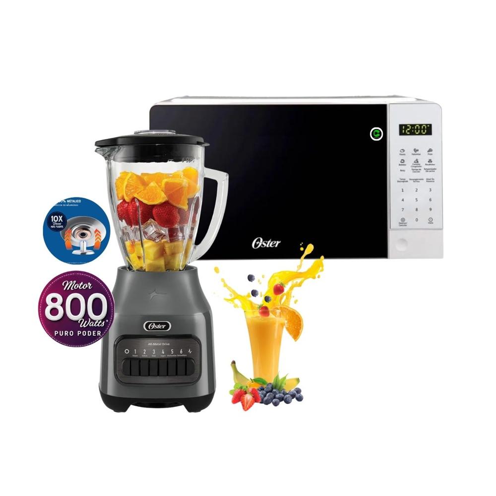 Combo Horno Microondas Digital 20 litros POGGE2701 y Licuado
