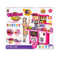 Cocina Infantil Interactiva 66 Piezas con Luz, Sonido y Agua