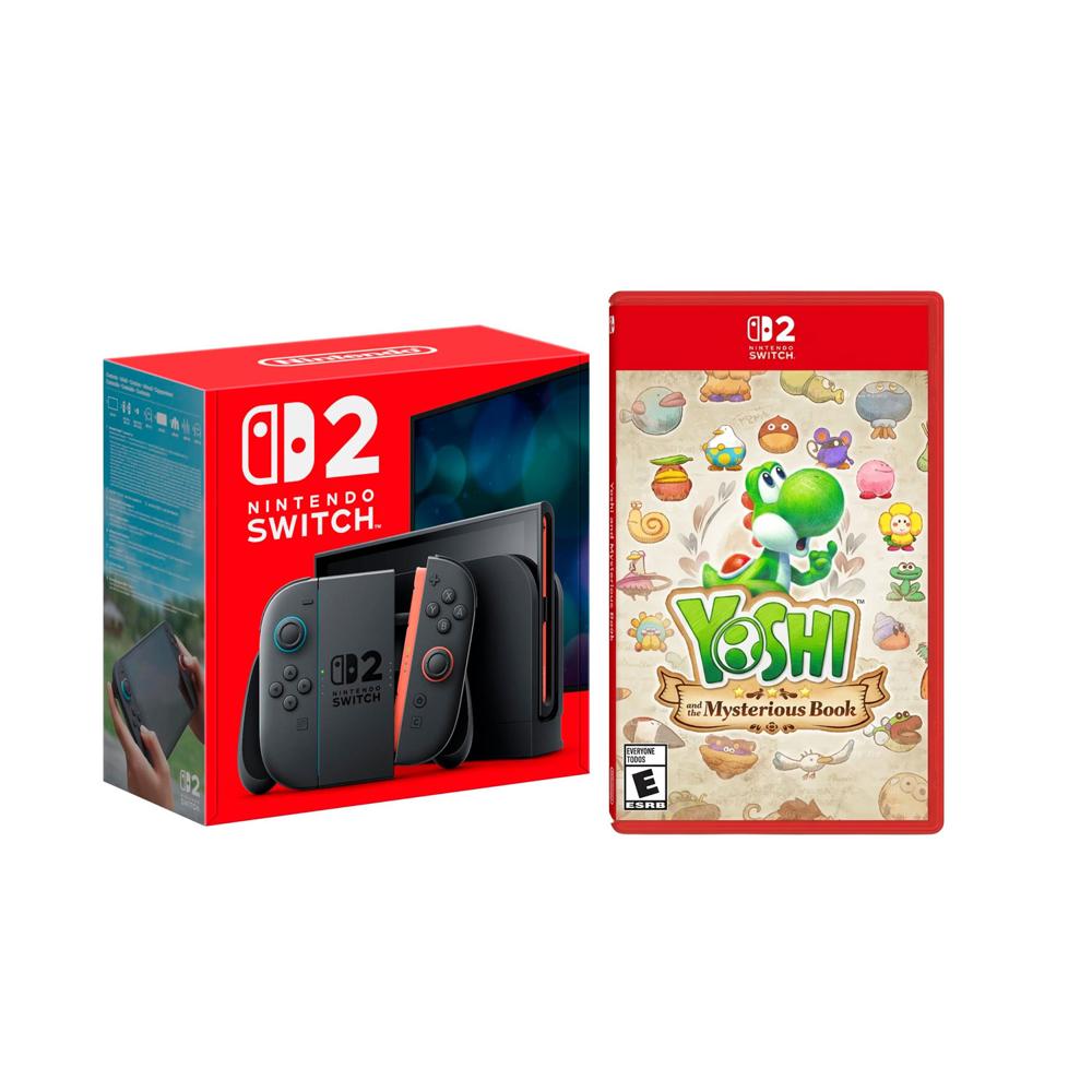 Consola Nintendo Switch 2 y Yoshi and the Mysterious Book