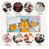 Un mouse pad grande para juegos modelo gato dormilon