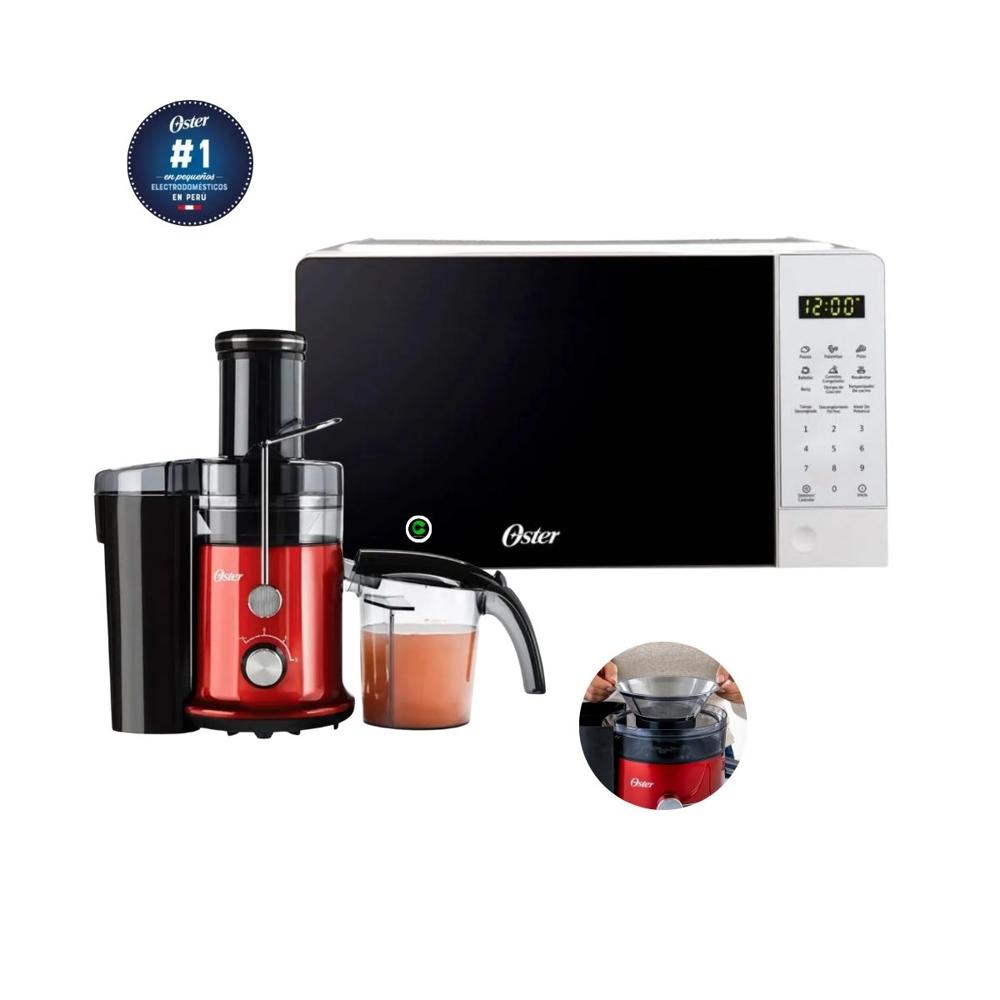 Combo Horno Microondas Digital 20 litros y Extractor de Jugo
