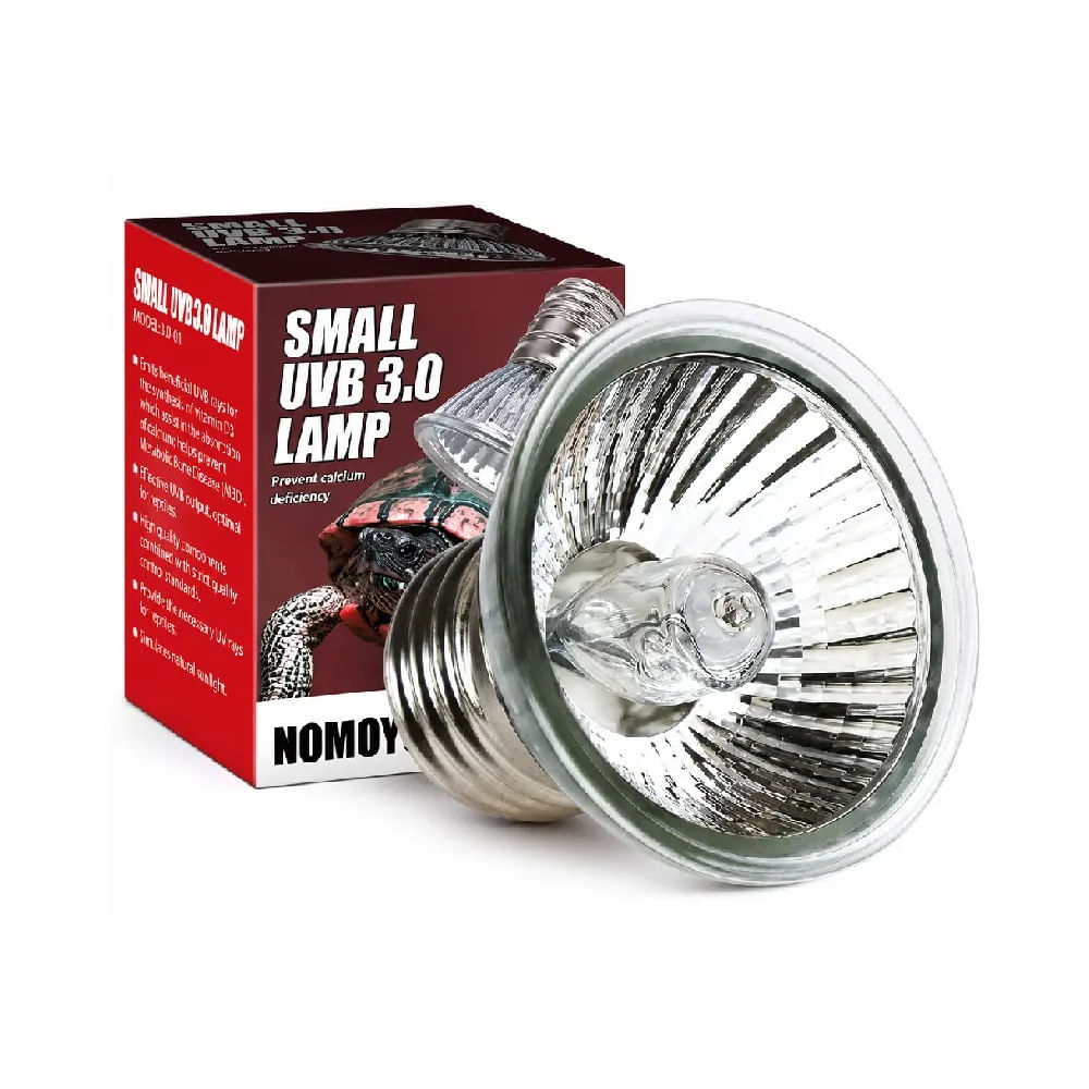 Foco Dicroico Pequeño De Luz Uvb y uva Para Reptiles Tropicales 25 Watts