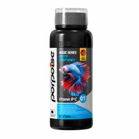 Acondicionador declorador de Agua para Peceras o Acuarios Porpoise con Vitamina B y C 500 ml