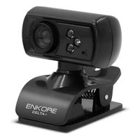 Cámara Web Full HD 1080p Enkore Delta ENC WC103 3 LEDs Micrófono Clip USB
