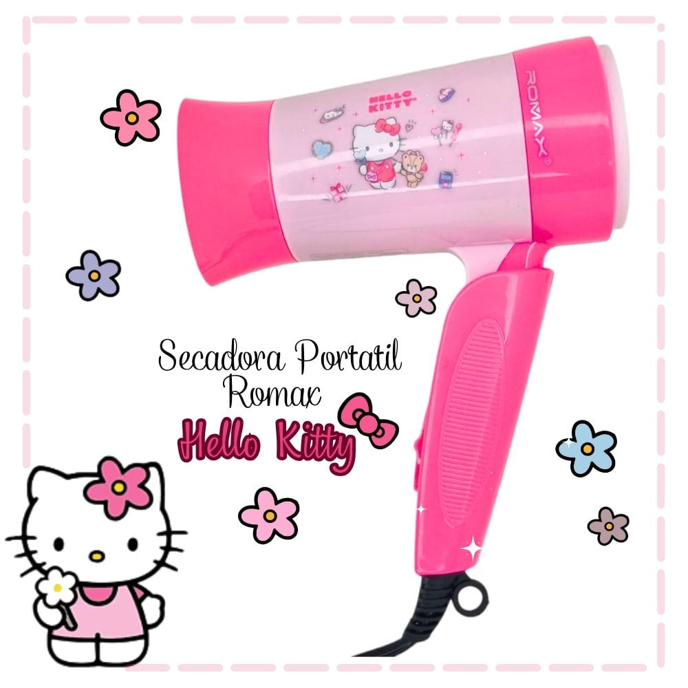 SECADOR DE CABELLO ROMAX HELLO KITTY - SK-3666