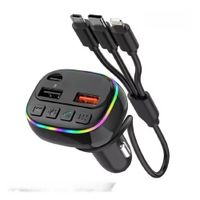 Adaptador Receptor Bluetooth Para Auto Transmisor Cargador