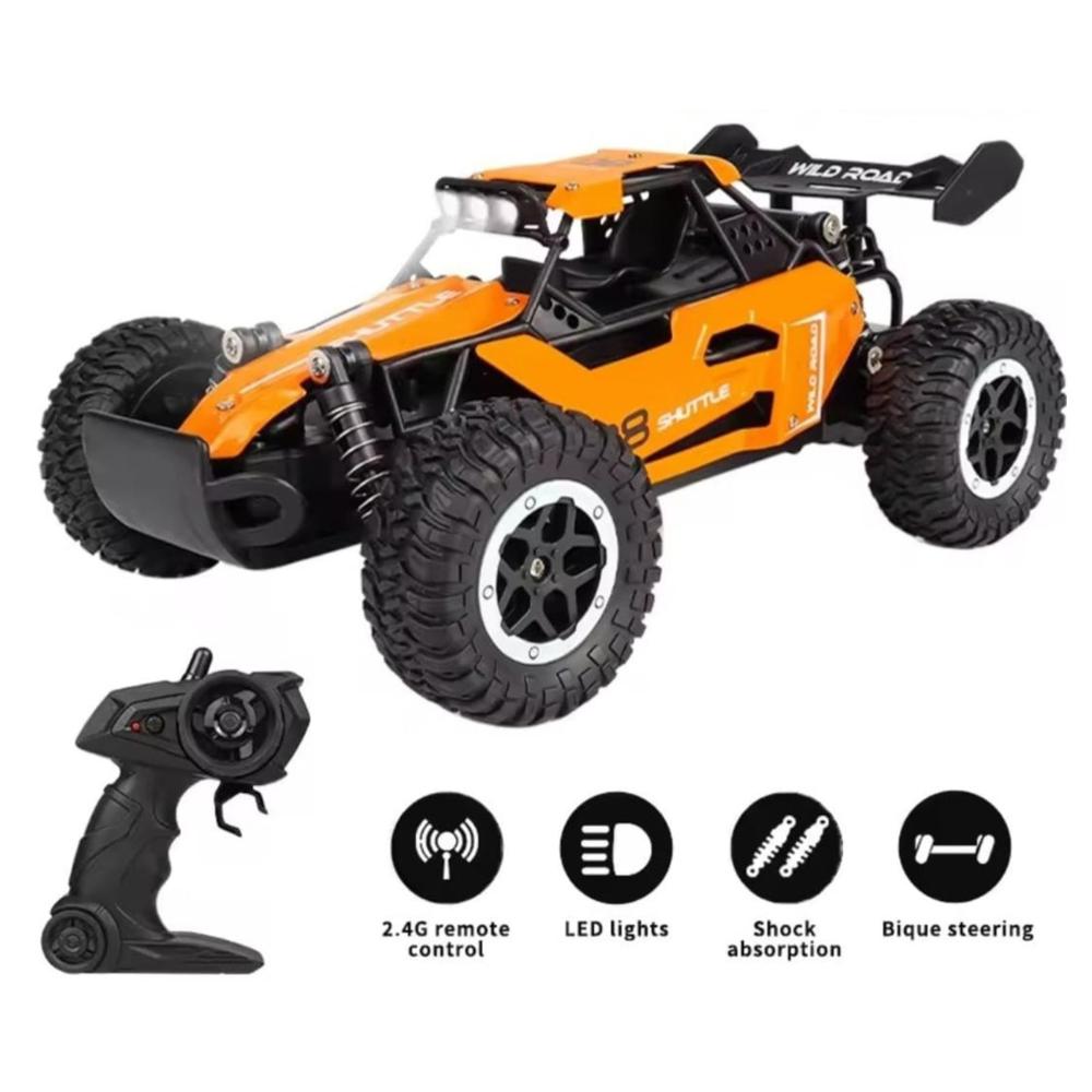 CARRO 4X4 A CONTROL REMOTO METALICO CON LUCES