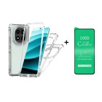FUNDA CASE 3EN1 TRANSPARENTE PARA XIAOMI 15 MAS PROTECTOR DE PANTALLA