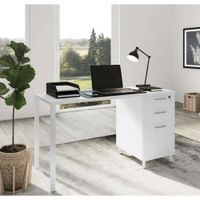 Escritorio Industrial Bárbara Ventitas Home Blanco