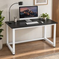 Escritorio Industrial Gross 110cm Ventitas Perú Negro y Blanco