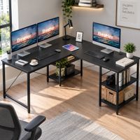 Escritorio Industrial Lawrence Ventitas Home Negro
