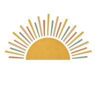 Panel Decorativo Adhesivo Estallido Solar Zalmohadas Amarillo 108 x 55 cm
