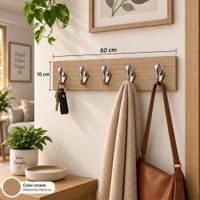 Perchero rovere para colgar 60x10x1.8