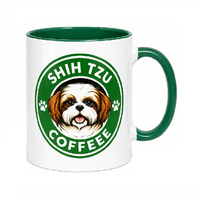 Taza Pet Lover De Cerámica Diseño Shih Tzu De 11 Onzas