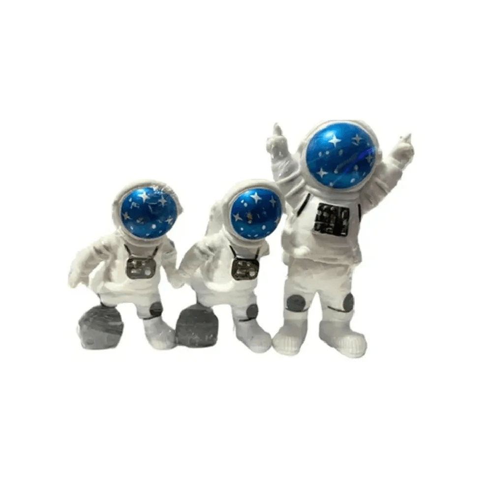 Adornos Decorativos De Astronauta X 3 Unidades Para Peceras