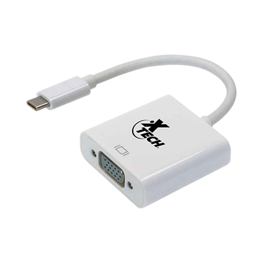 Adaptador USB C a VGA Hembra Full HD 1080p XTC-550 XTECH