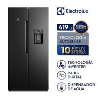 Refrigeradora Side By Side 419 Litros Negro Electrolux ERS45F2P5EB